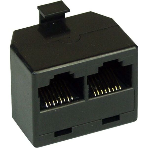 InLine Gniazdo ISDN rack 1x RJ45 męski - 2x RJ45 żeński w/o terminal resistor (69934)