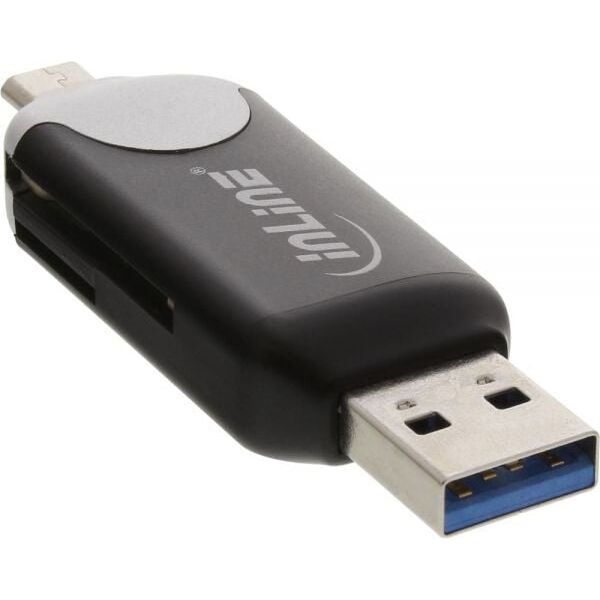 Czytnik InLine USB 3.0 & Micro USB 2.0 dual interface (66779C)