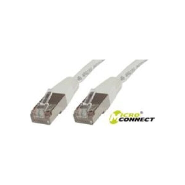 MicroConnect Kabel CAT 5E FTP 5m PVC Biały (B-FTP505W)