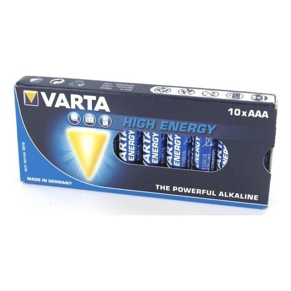 Varta Bateria High Energy AAA / R03 10 szt.