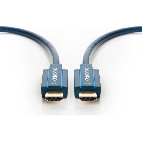 Kabel Clicktronic HDMI - HDMI 0.5m niebieski (70300)
