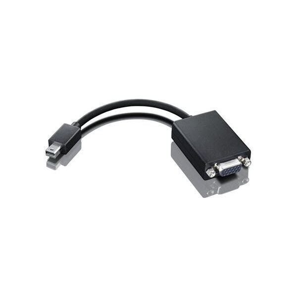 Adapter AV Lenovo DisplayPort Mini - D-Sub (VGA) czarny (0A36579)