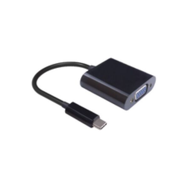 Adapter USB MicroConnect USB-C - VGA Czarny  (USB3.1CVGA)