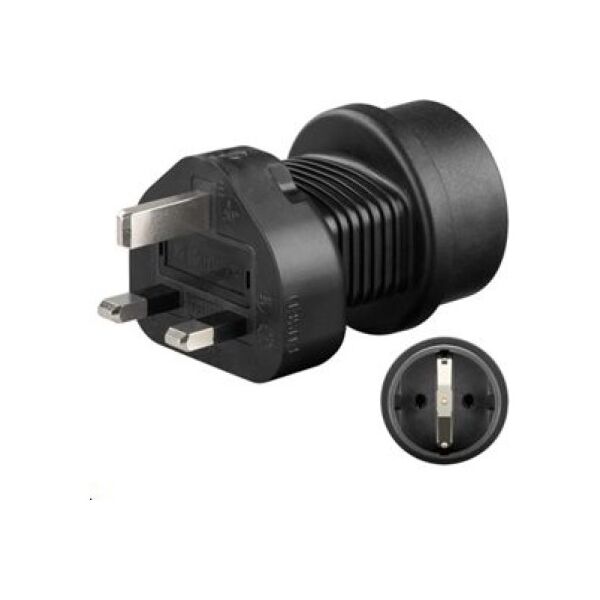 MicroConnect Universal adapter UK to Schuko (PETRAVEL1)