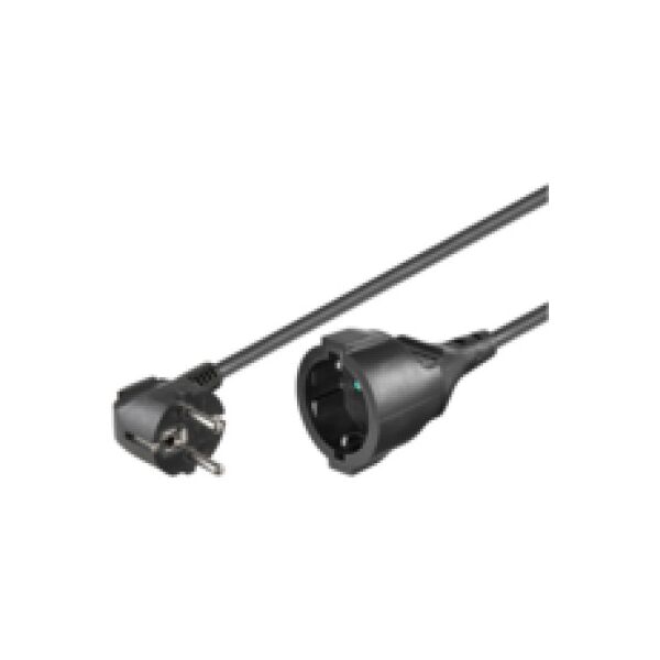 MicroConnect Przedłużacz Schuko, M-F, 10m, czarny (PE141000)
