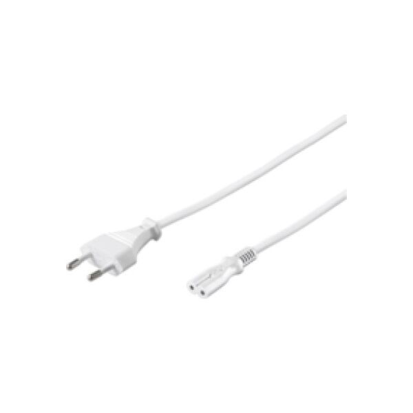 Kabel zasilający MicroConnect C7, 10m, biały (PE0307100W)