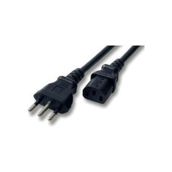 Kabel zasilający MicroConnect Italy - C13, 1.8m (PE100418)