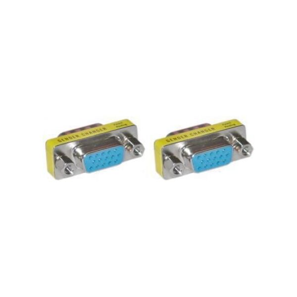Adapter AV MicroConnect D-Sub (VGA) - D-Sub (VGA) żółty (MODH15FH15F)