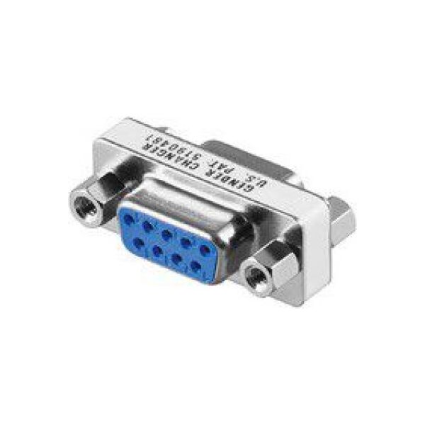 MicroConnect DB-9 - DB-9, Srebrny (MOD9F9F)