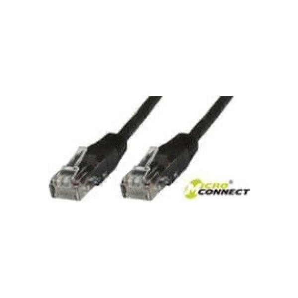 MicroConnect Patchchord U/UTP CAT5e, PVC, czarny, 7.5m (B-UTP5075S)