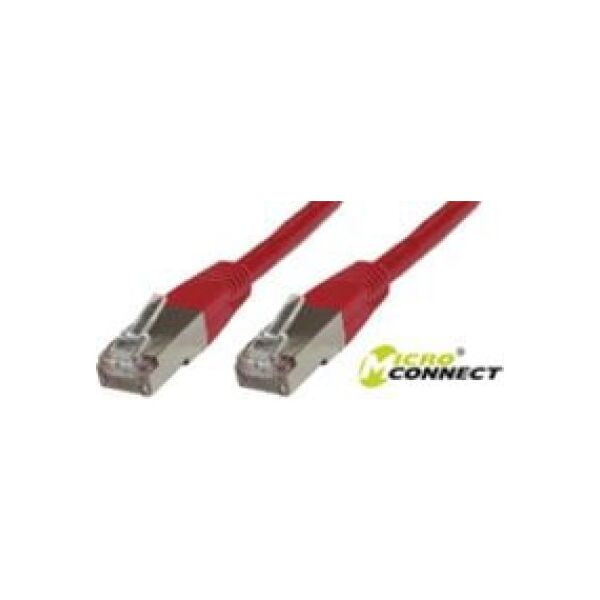 MicroConnect Patchcord STP, CAT6, LSZH, 7m, czerwony (STP607R)