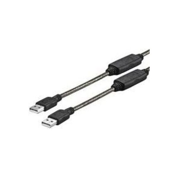 Kabel USB VivoLink USB-A - USB-A 15 m Czarny (PROUSBAA15)