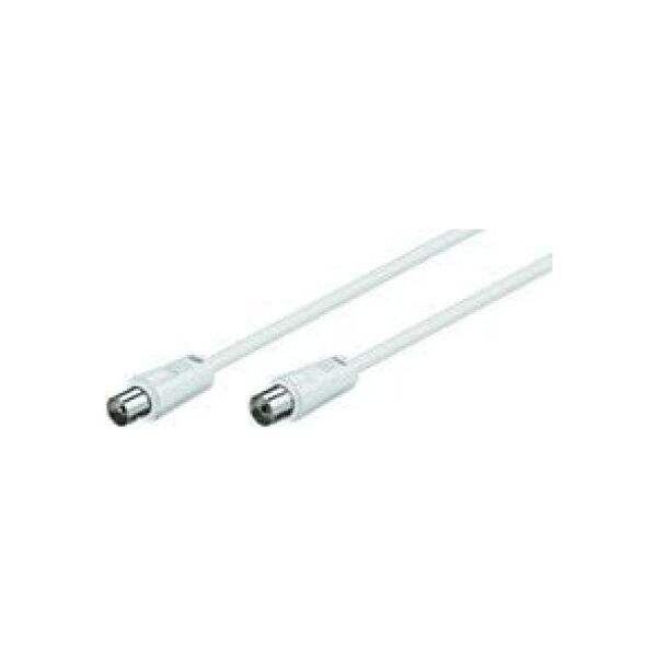 Kabel MicroConnect Antenowy 5m biały (COAX050W)