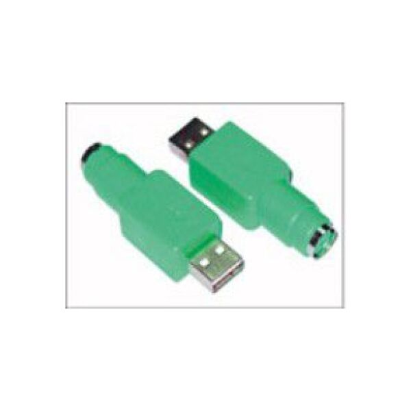 Adapter USB MicroConnect USB - PS/2 Zielony  (USBAPS2F)