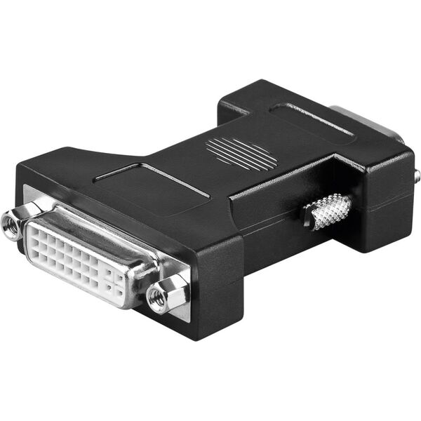 Adapter AV MicroConnect DVI-I - D-Sub (VGA) czarny (MONBG)