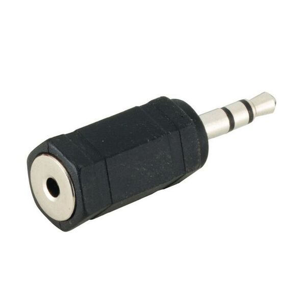 Adapter AV MicroConnect Jack 3.5mm - Jack 2.5mm czarny (AUDALX)
