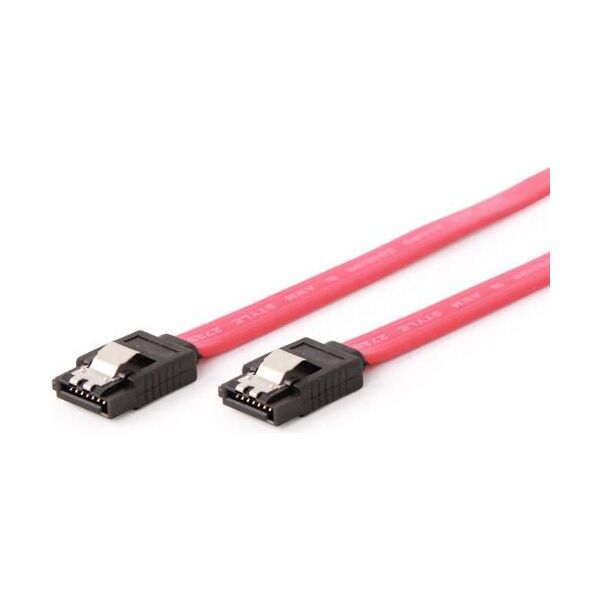 MicroConnect SATA - SATA, 0.3m, Czerwony (SAT15003C)