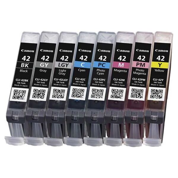 Tusz Canon CLI-42 Multi Pack (cyan, magenta, yellow, black, light gray, gray, photo magenta, photo cyan)
