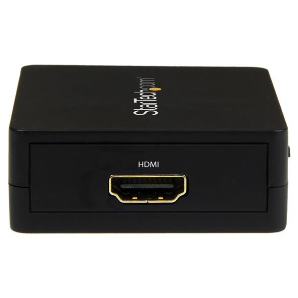 Adapter AV StarTech HDMI - HDMI + Jack 3.5mm czarny (HD2A)