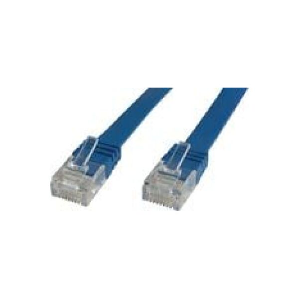 MicroConnect RJ-45/RJ-45 kat.6 1m Niebieski (V-UTP601B-FLAT)