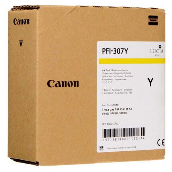 Tusz Canon PFI307Y (yellow)