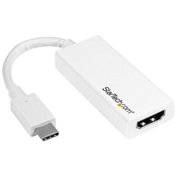 Adapter USB StarTech USB-C - HDMI Biały  (CDP2HDW)
