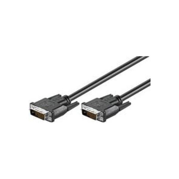 Kabel MicroConnect DVI-D - DVI-D 5m czarny (MONCC5)