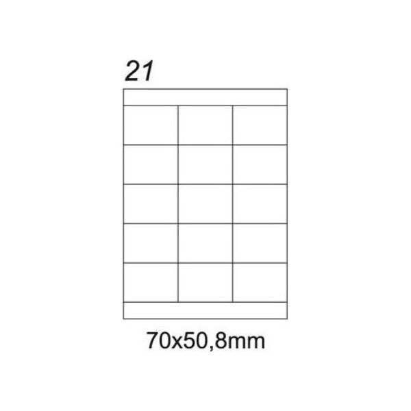 Emerson ETYKIETA A4 70X50,8MM 100 ARK ETA4070X508W