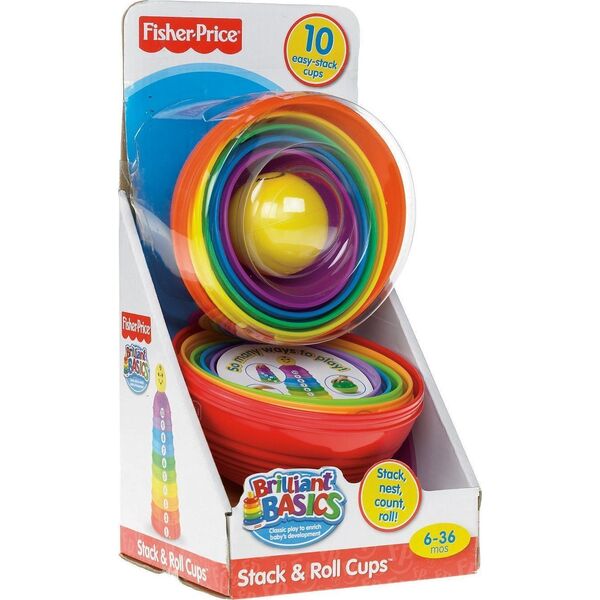 Fisher Price Okrągłe Kubeczki Do Ustawiania