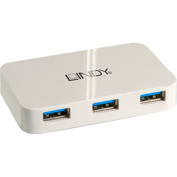 HUB USB Lindy 4x USB-A 3.0 (43143)