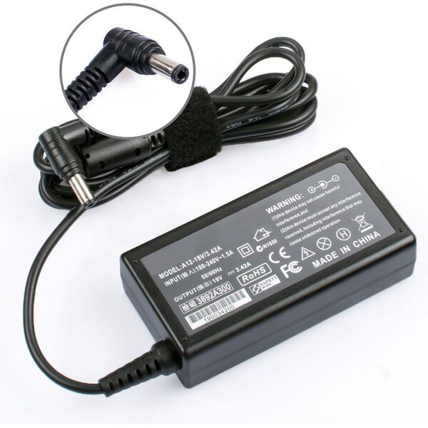 Zasilacz do laptopa MicroBattery 65 W, 2.5 mm, 3.4 A,  (MBA2122)