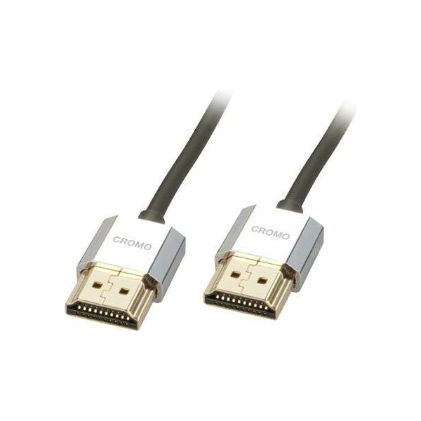 Kabel Lindy HDMI - HDMI 0.5m srebrny (41670)