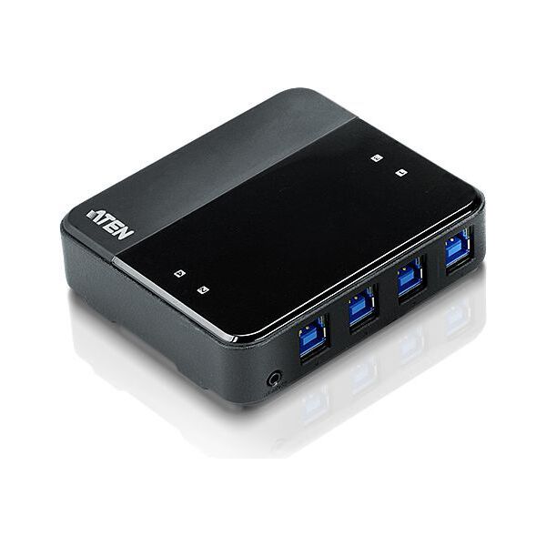 Adapter USB Aten US434 USB - USB Czarny  (US434-AT)