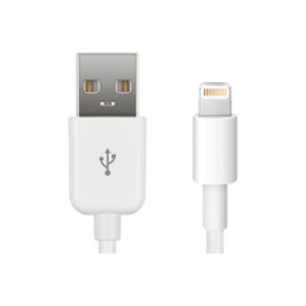 Kabel USB MicroConnect USB-A - Lightning 0.5 m Biały (LIGHTNING0.5)