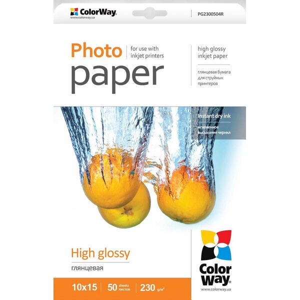 ColorWay Papier fotograficzny do drukarki A6 (PG2300504R)