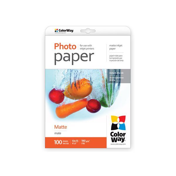 ColorWay Papier fotograficzny do drukarki A6 (PM1901004R)