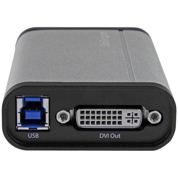 Adapter AV StarTech DVI-I - DVI-I srebrny (USB32DVCAPRO)
