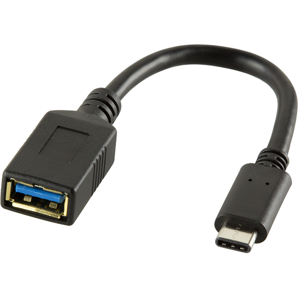 Adapter USB LogiLink USB-C - USB Czarny  (CU0098)