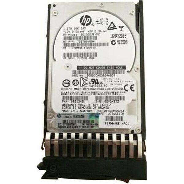 Dysk serwerowy HP 1.2TB 2.5'' SAS-3 (12Gb/s)  (787648-001)