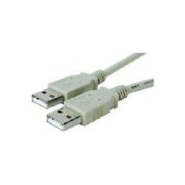 Kabel USB MicroConnect USB-A - USB-A 1.8 m Szary (USBAA2)