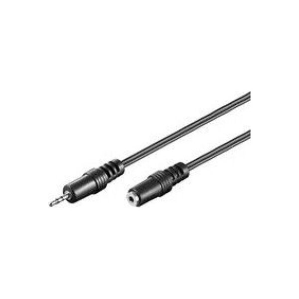 Kabel MicroConnect Jack 3.5mm - Jack 3.5mm 2m czarny (33723)