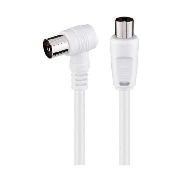 Kabel Goobay Antenowy 1.5m biały (11712)