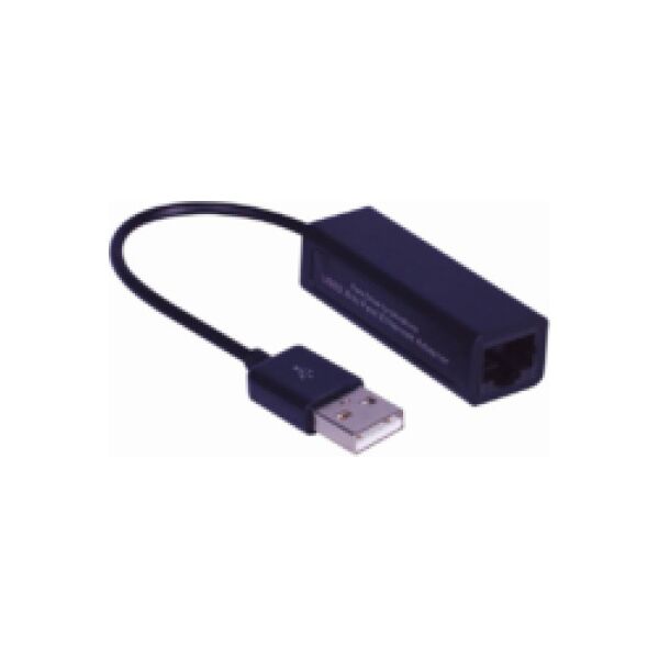Karta sieciowa MicroConnect USB - RJ-45 Czarny (USBETHB)