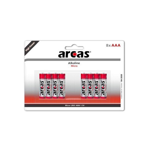 Arcas Bateria AAA / R03 8 szt.