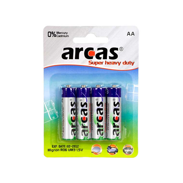 Arcas Bateria Super Heavy Duty AA / R6 4 szt.