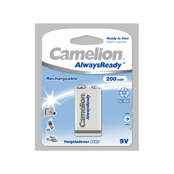 Camelion Akumulator AlwaysReady 9V Block 200mAh 1 szt.
