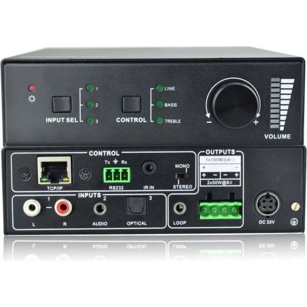 System przekazu sygnału AV VivoLink Wzmacniacz Audio, 2x50W (VL120005)