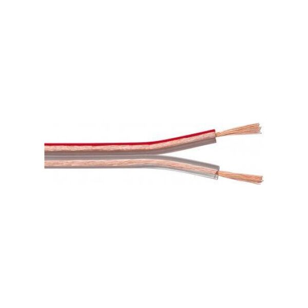 Przewód TecLine Speaker cable, 2x 1,5 mm², transparent, 50 m ring - 17000415