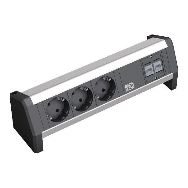 Bachmann 3 gniazdowa, 2x RJ45 (339.1004)