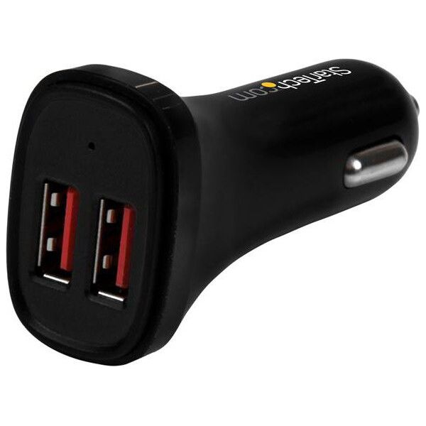 Ładowarka StarTech 2x USB-A 4.8 A  (USB2PCARBKS)
